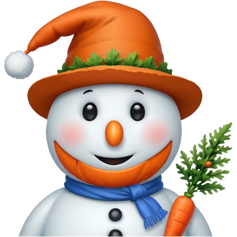 snowmen wearing hat  emoji