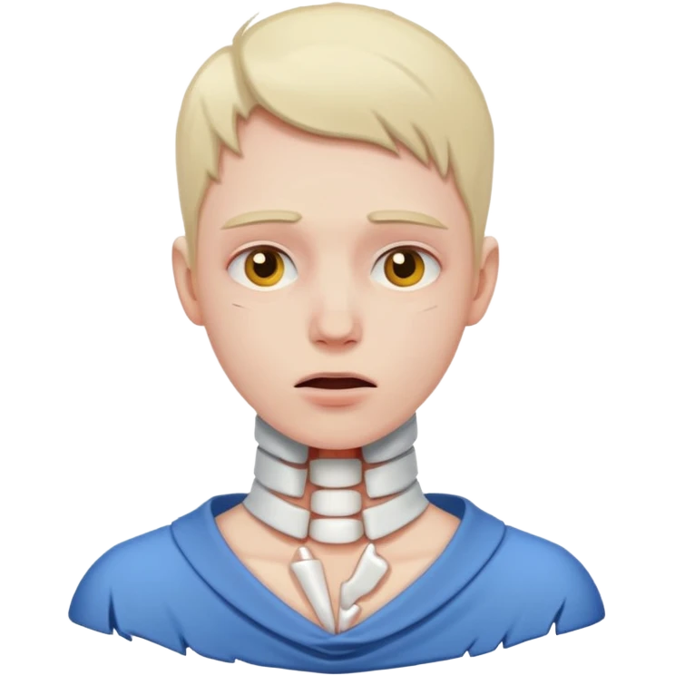 Broken neck  emoji