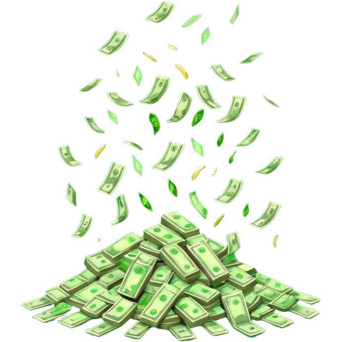 money rain emoji