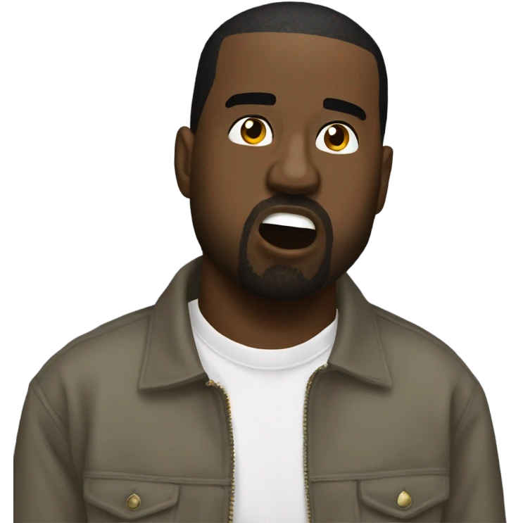 Kanye west farting  emoji