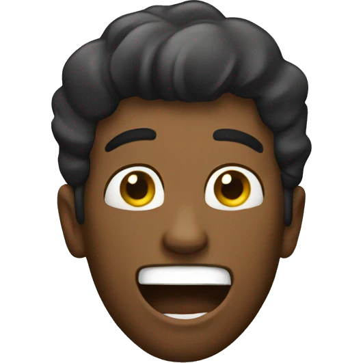guy singing emoji