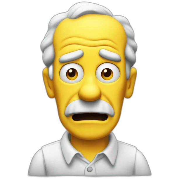 simpsons old man yells at wifi emoji