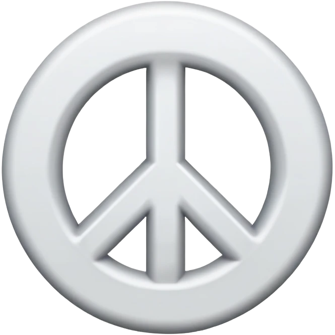 Peace symbol emoji
