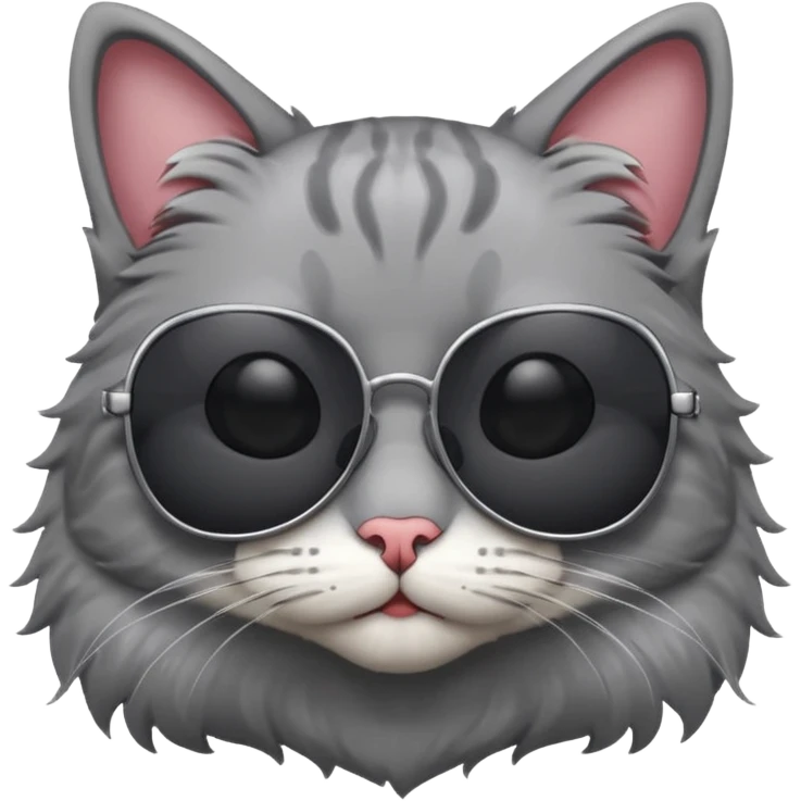 Cat wearing sunglasses emoji