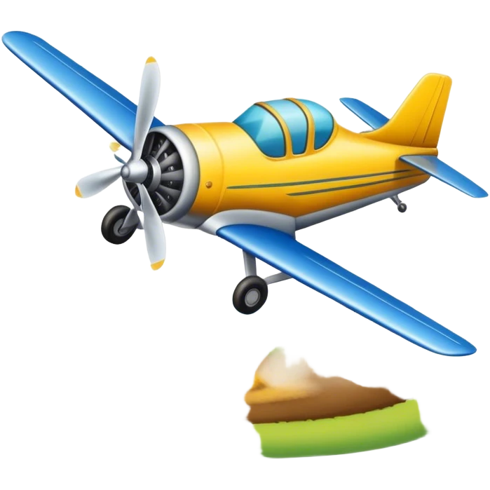 Farming airplain emoji