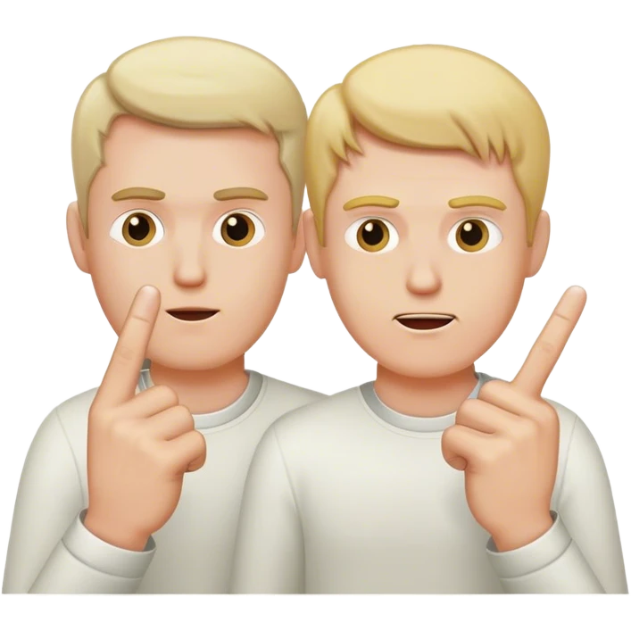 Cancel Trump and Elon Musk sticking up their middle finger fingers n emoji