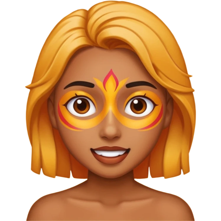 The Passionate Creator as a vibrant character emoji