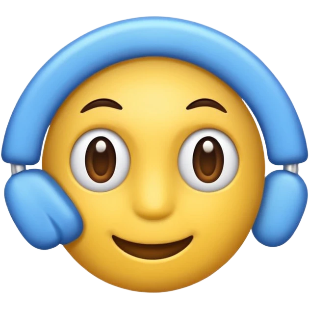 Синий круг в котором белая галочка emoji
