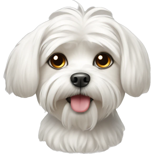Maltese dog emoji