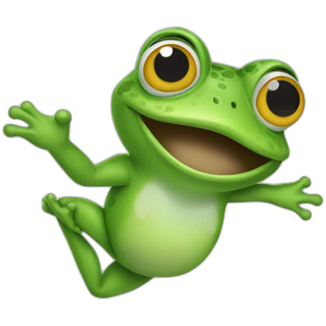 Grenouille dab emoji