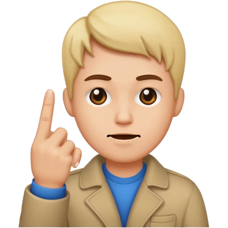 person with middle finger emoji