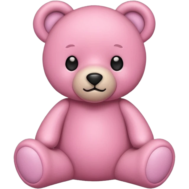 Teddy bear pink  emoji