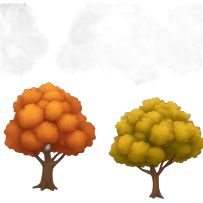 Autumn trees emoji