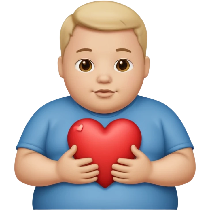 fat boy heart emoji