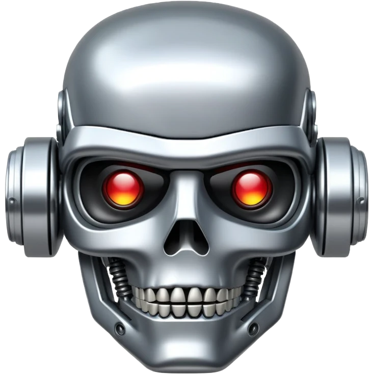 Terminator type robotics emoji emoji