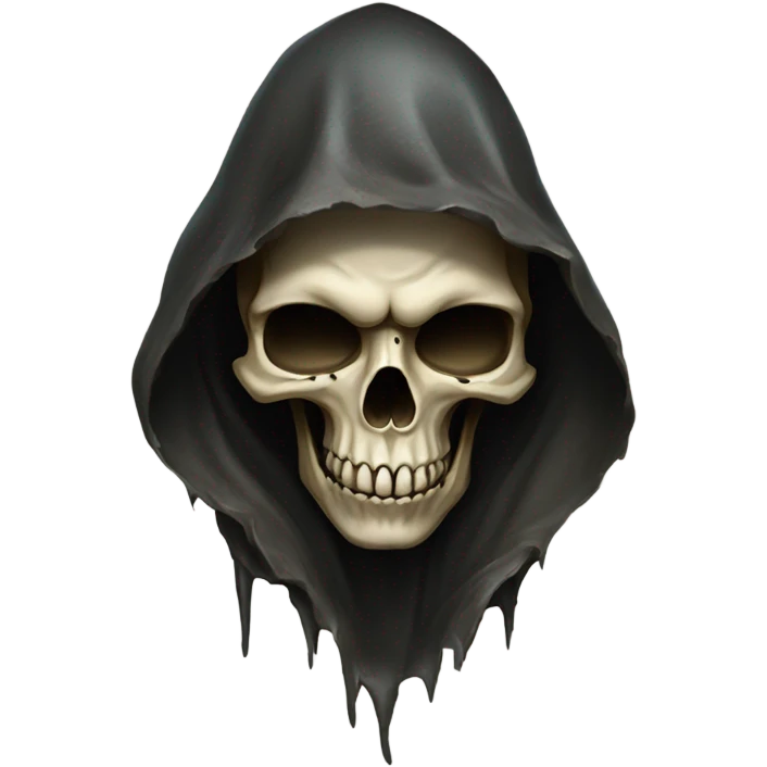 Grim reaper head emoji