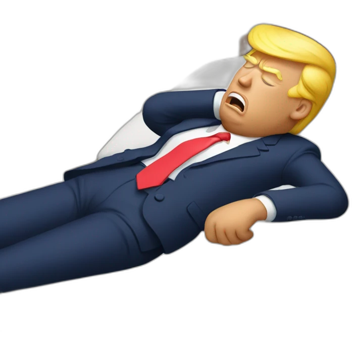 Donald Trump qui dort emoji