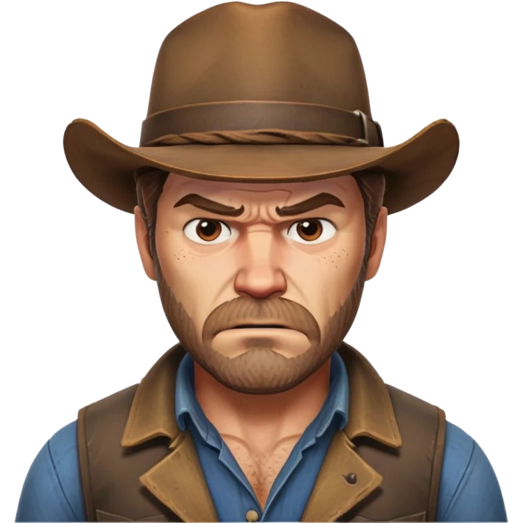 Arthur Morgan angry emoji