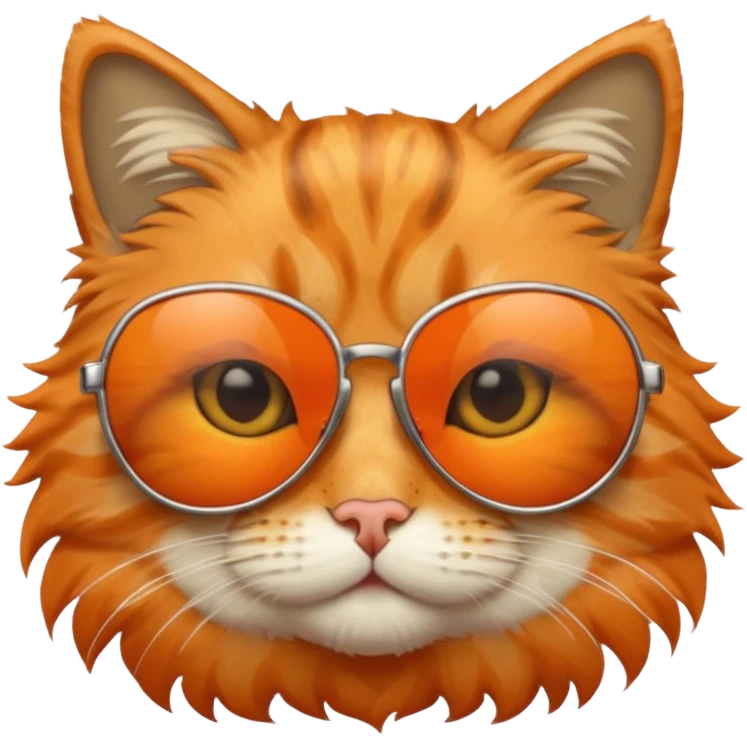 Cat wearing sunglasses emoji
