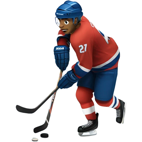 Hockey player  emoji