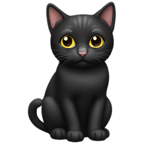 cat black emoji