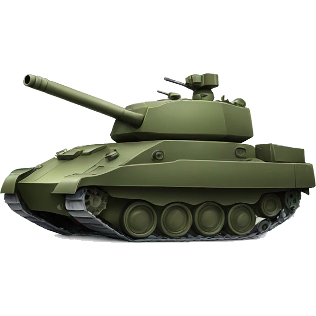 a cartoon military tank emoji