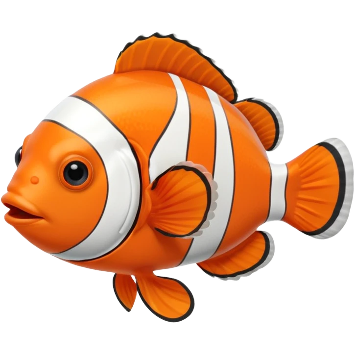 Clown fish in an aquarium emoji