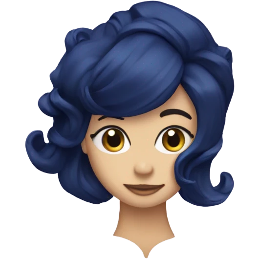 Navy blue clip emoji