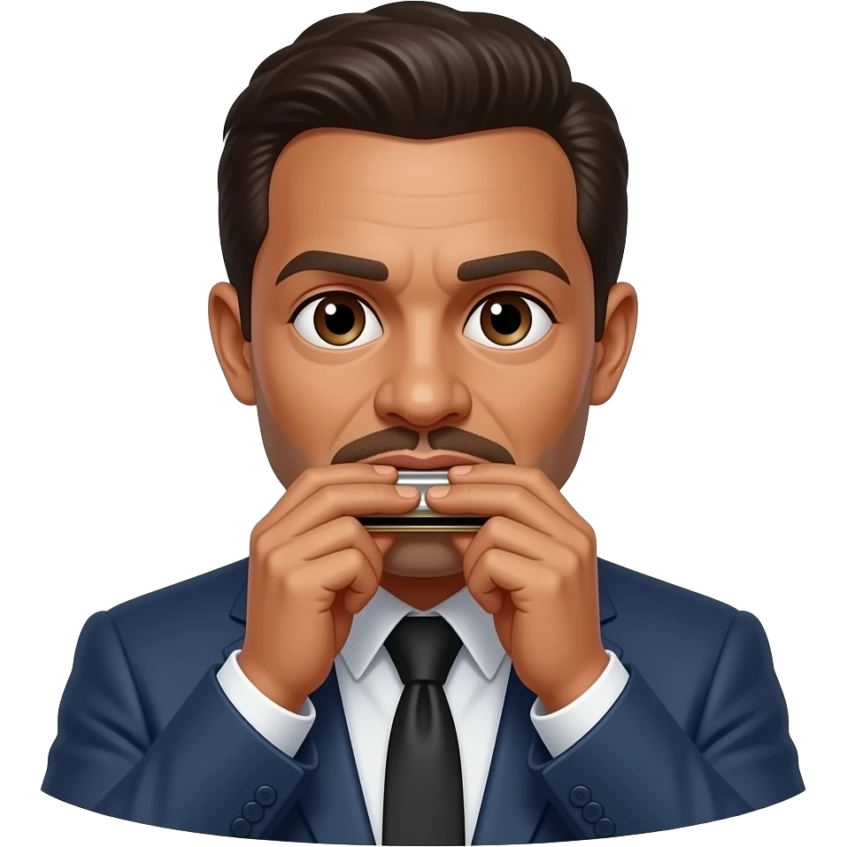 seydel harmonica player emoji