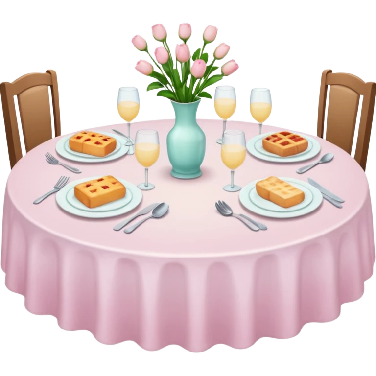 Pastel dinner emoji