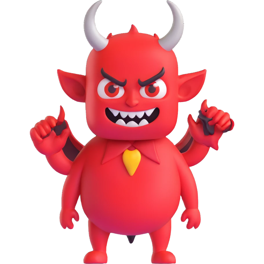 a devil character emoji