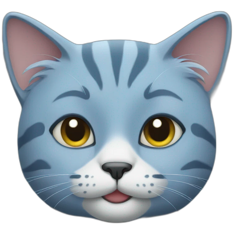 blue cat emoji