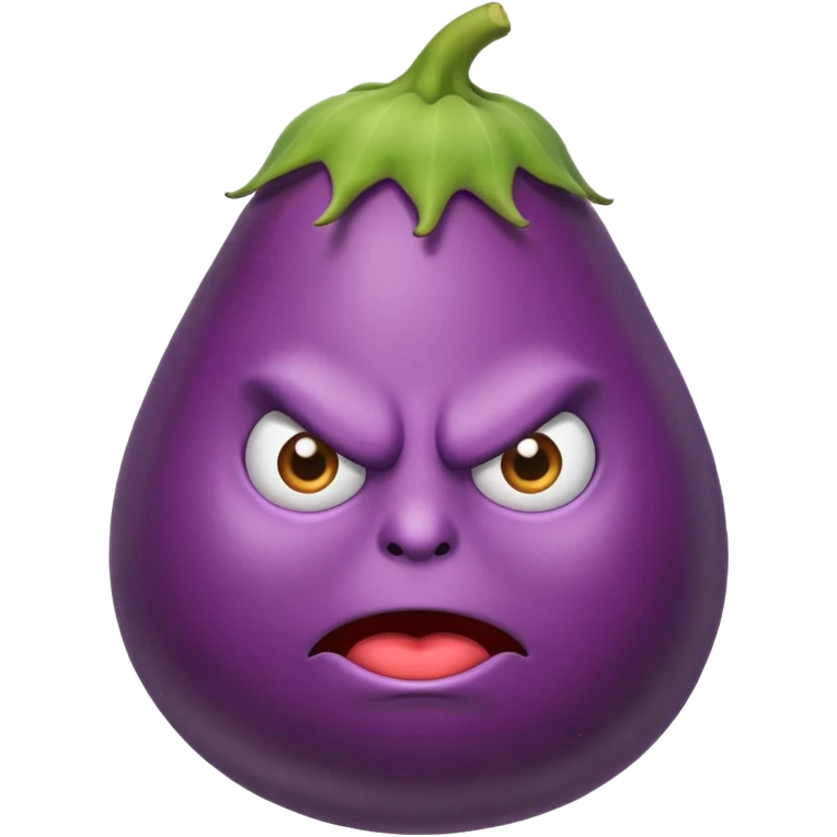 angry eggplant  emoji