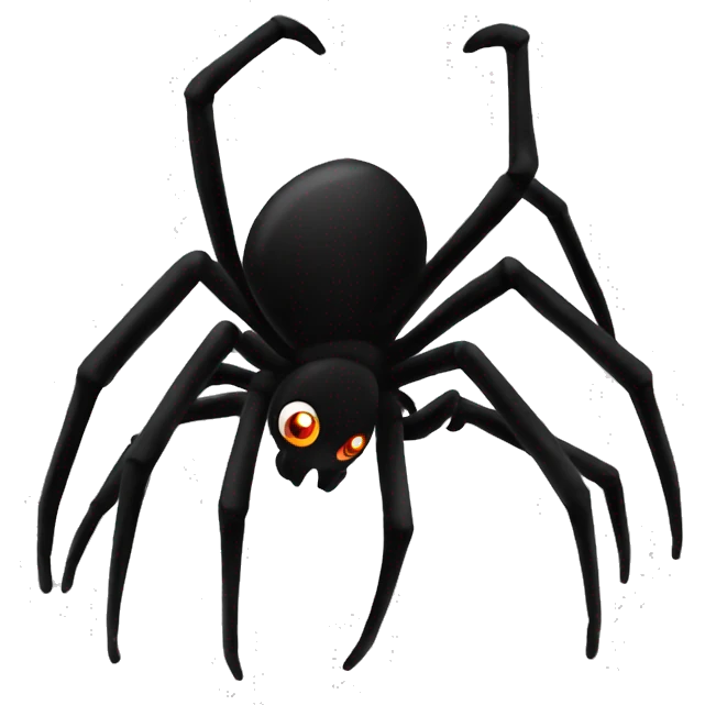 Black Spider Silouhette emoji