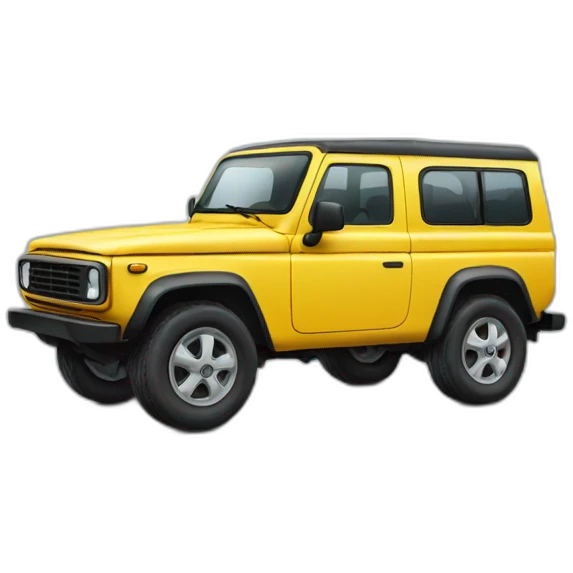 4x4 car emoji
