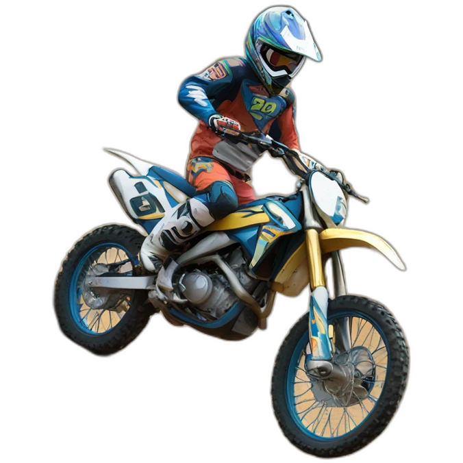Motocross emoji