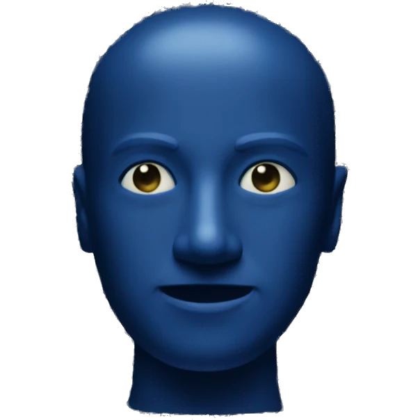 add 'TM' in dark blue color to the bot emoji emoji