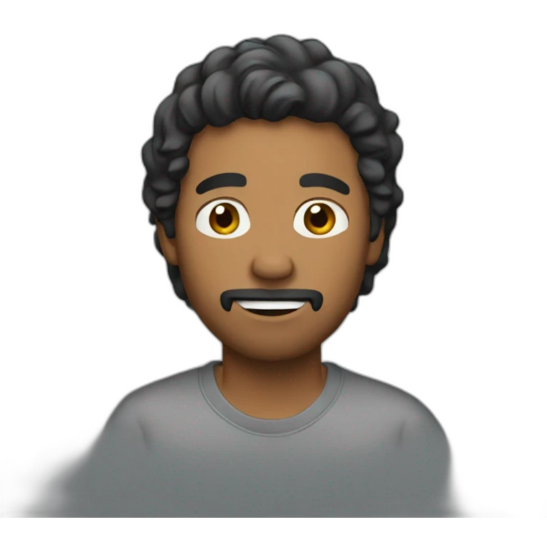 brown man RECORDING a VIDEO  emoji
