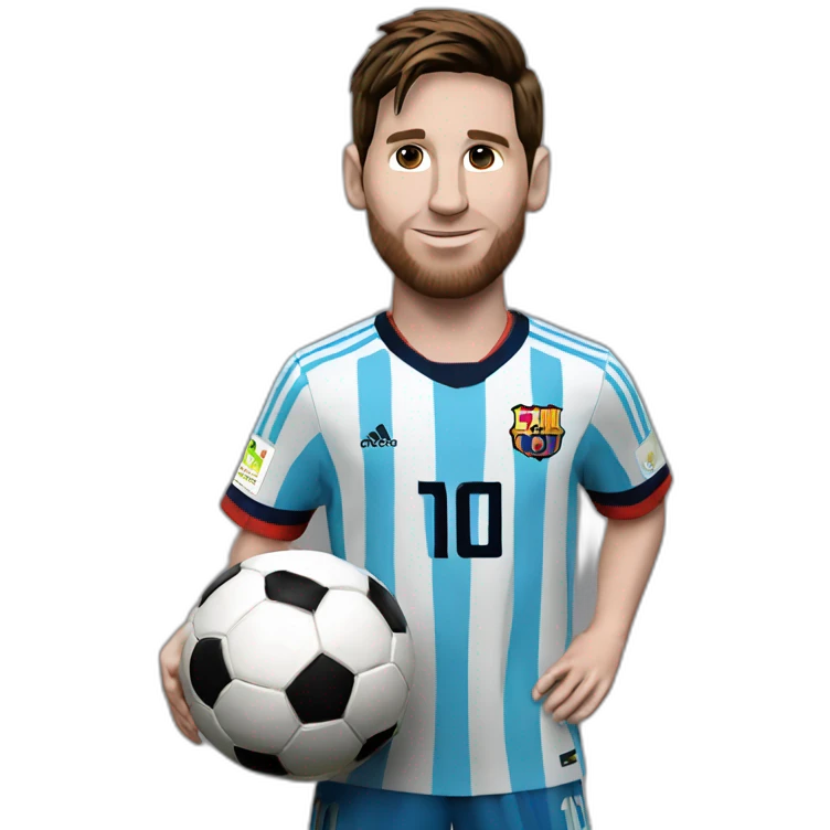 Messi ballon d’or emoji