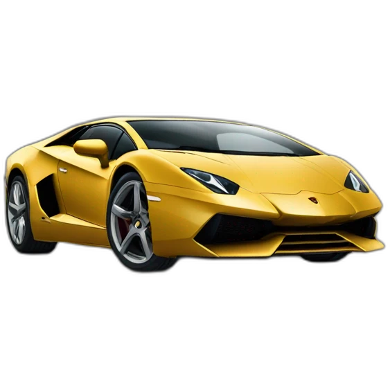 Homme dans Lamborghini laventador emoji