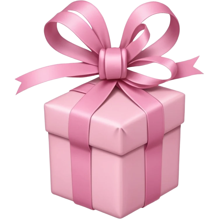 light pink cute gift, variation 4 emoji