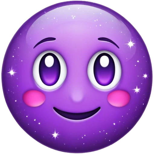 create an emoji with the title ''10Q'' ,purple colour, and sparkles purple emoji