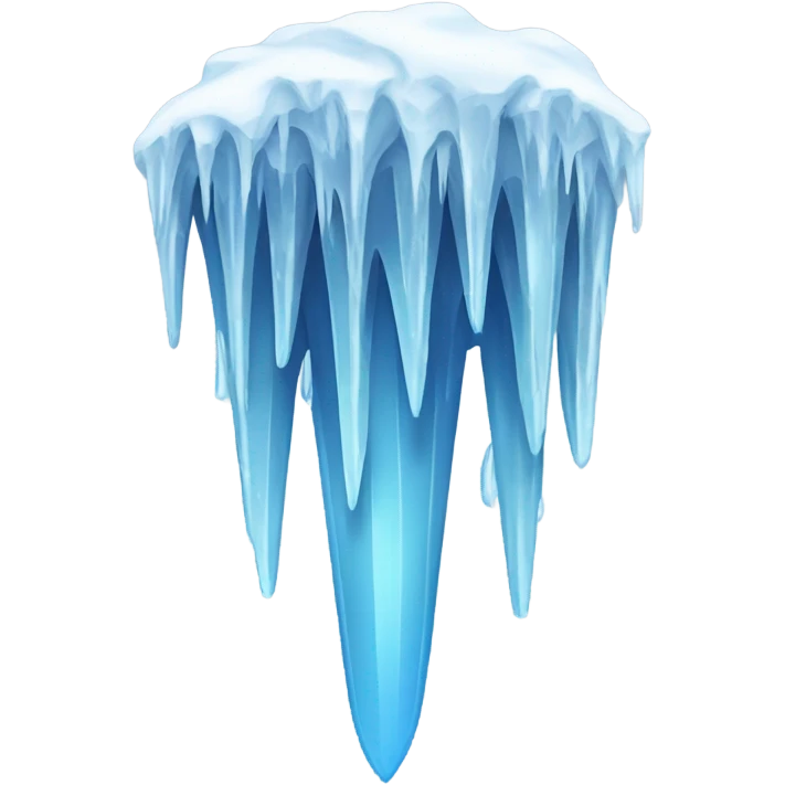Icicles. Frozen. Cold. Arctic.  emoji