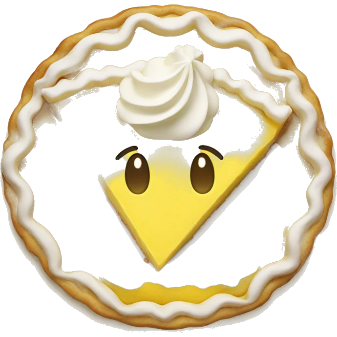 Lemon pie emoji