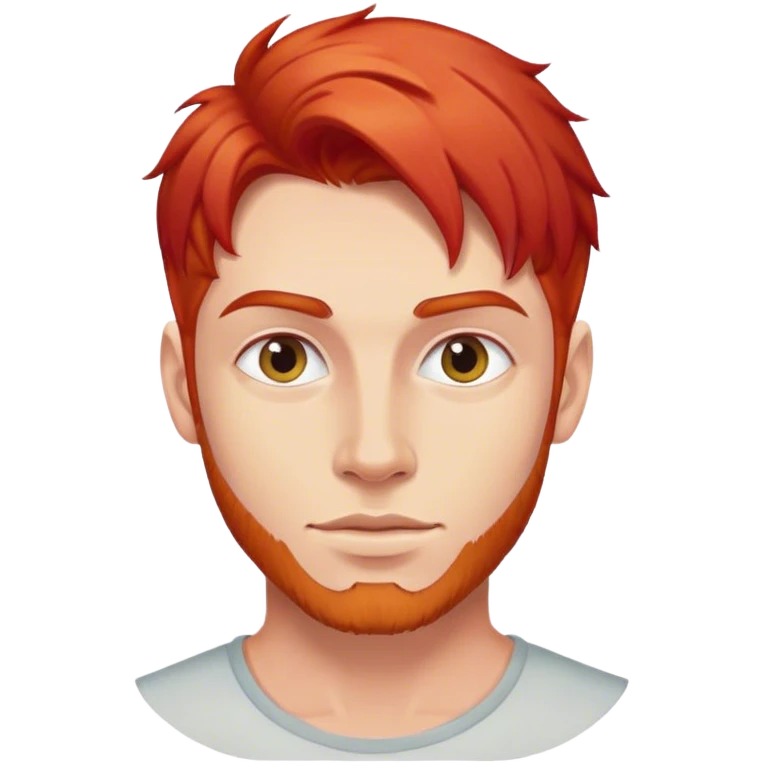 a man with red hair emoji