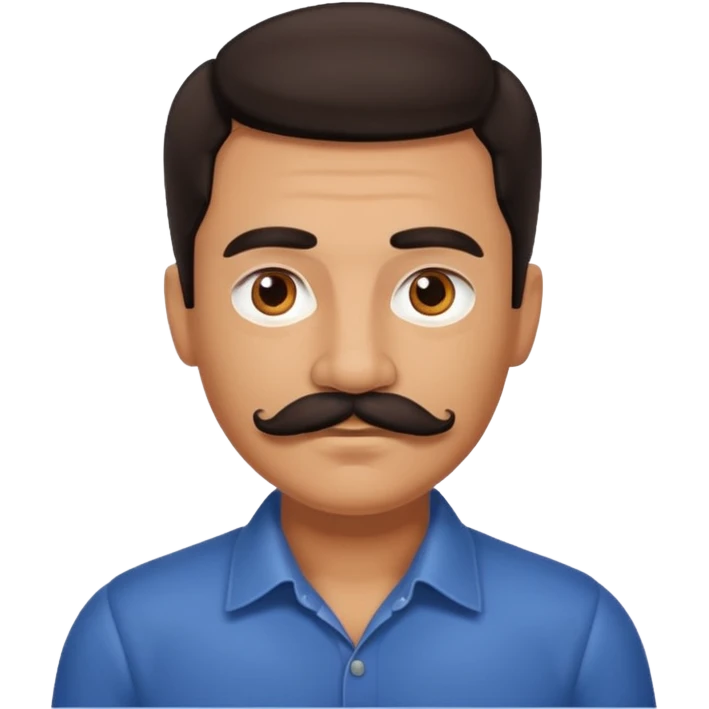 mustaches man emoji