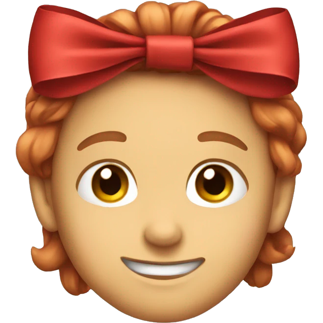 Red bow emoji
