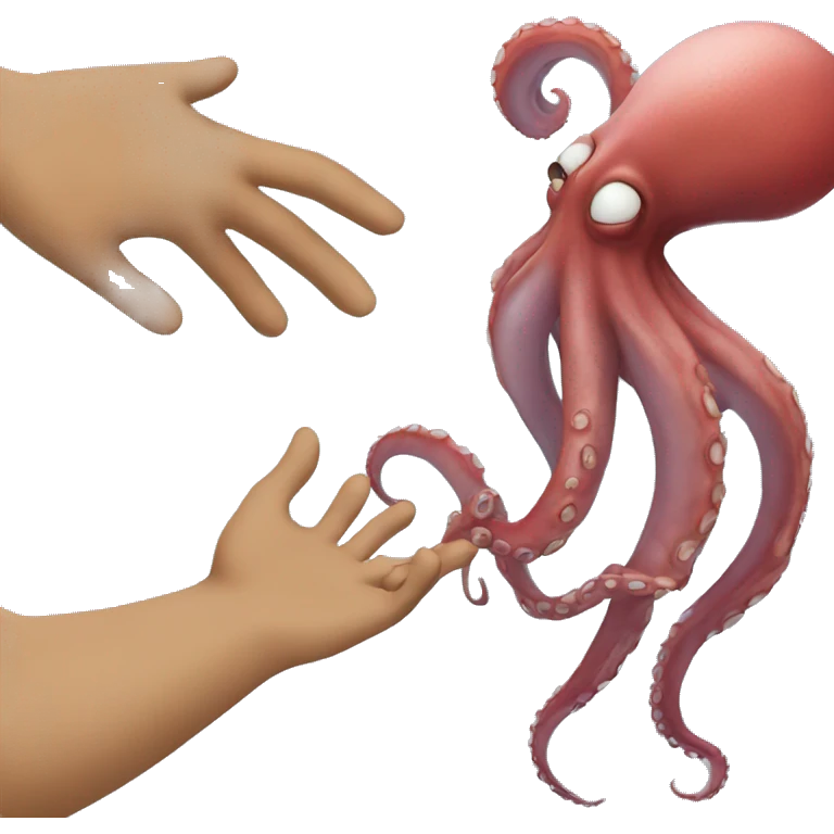 dag and octopus handshake emoji
