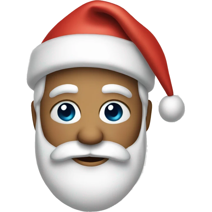 Santa clause face  emoji