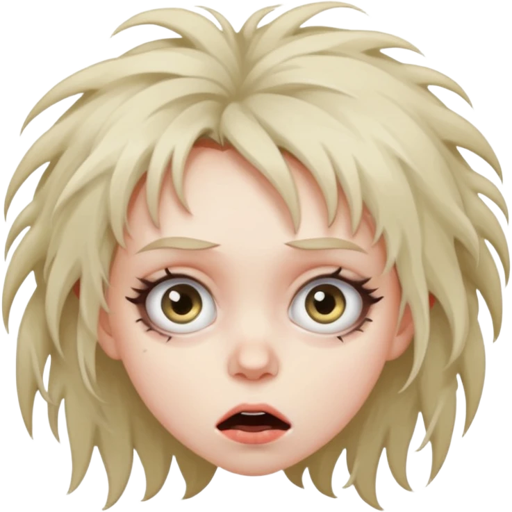 Crazy girl emoji